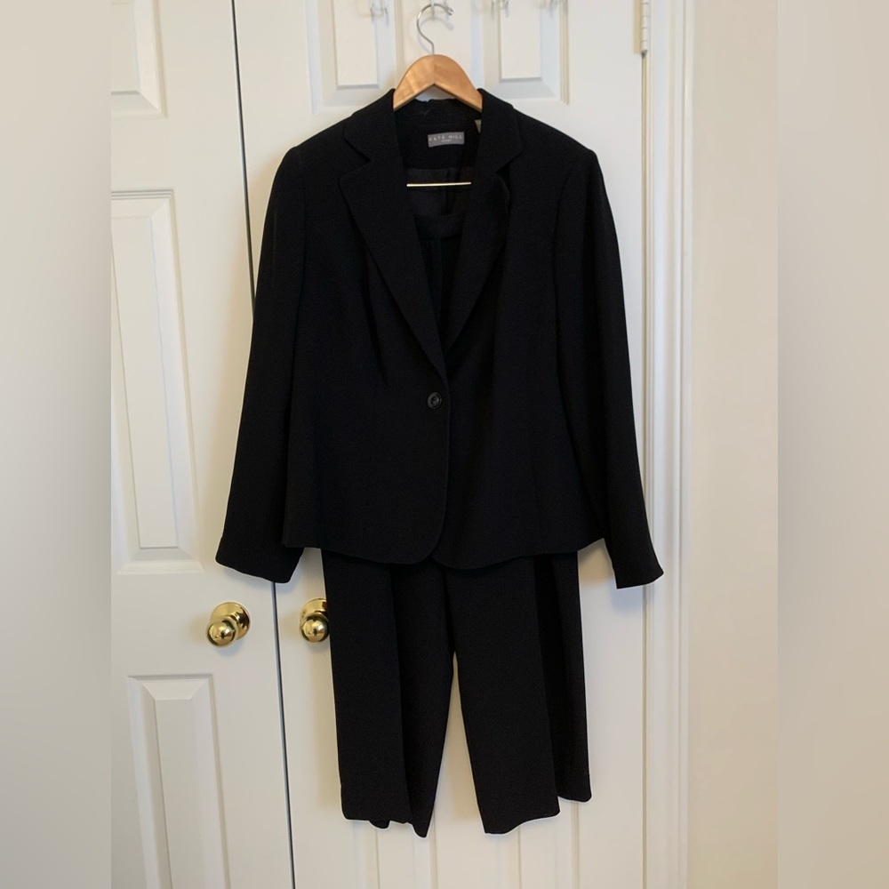 Kate Hill Black Pant Suit